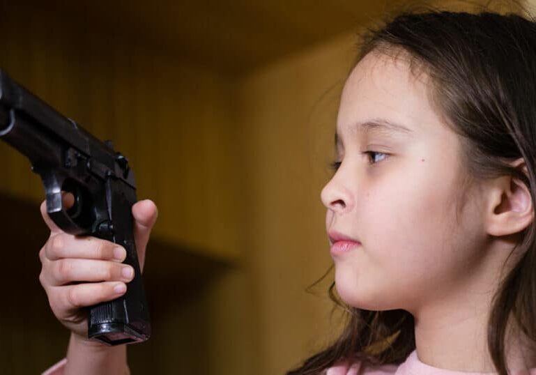 Keeping guns secure from children