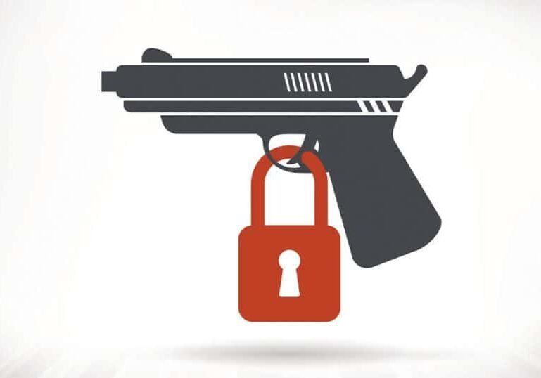 gun-picture-with-lock-on-it