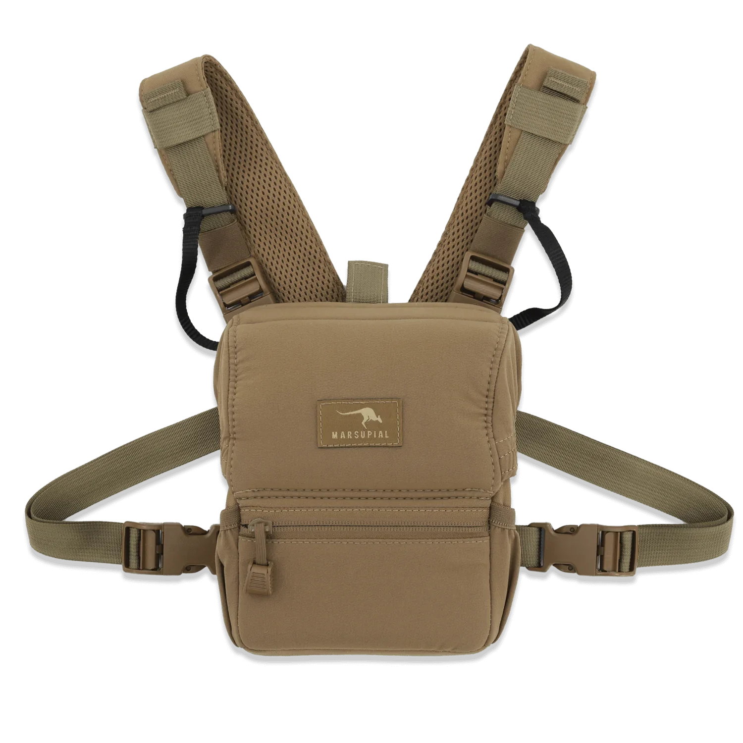 marsupial gear no-mag enclosed bino harness